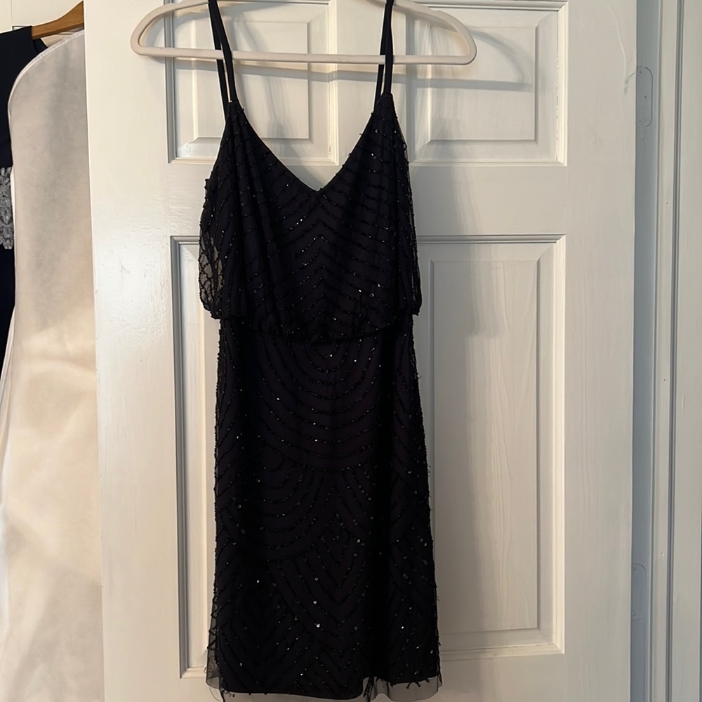 Adrianna Papell short sequins dress
